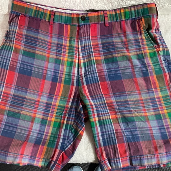 Polo Men's Plaid Golf Shorts Links Fit Size 36 - Picture 1 of 3